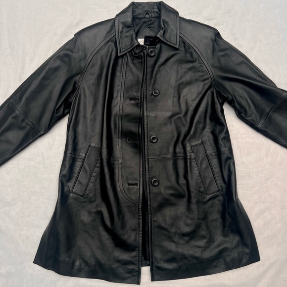 Long Leather Jacket - Picture 2 of 4